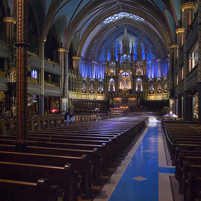 Basilique Notre-Dame-de-Montréal by Pavel Toczynski