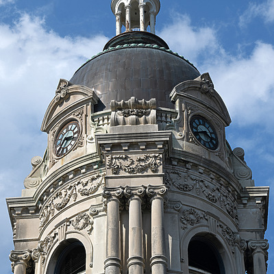 Old Vanderburgh County Courthouse by John W. Cahill