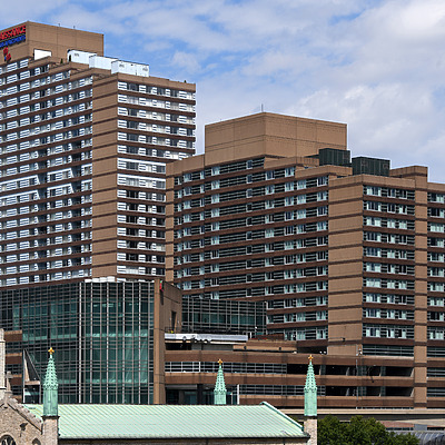 Millender Center Apartments by John W. Cahill