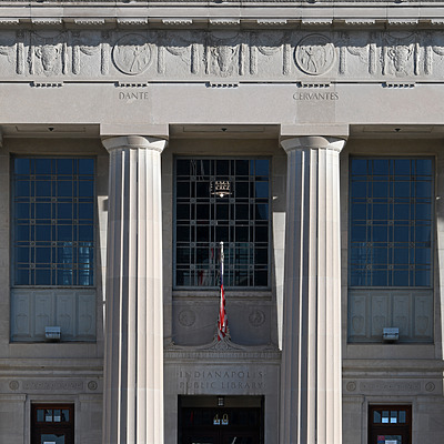 Indianapolis-Marion County Central Library by John W. Cahill