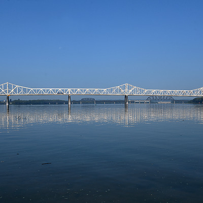 George Rogers Clark Memorial Bridge by John W. Cahill