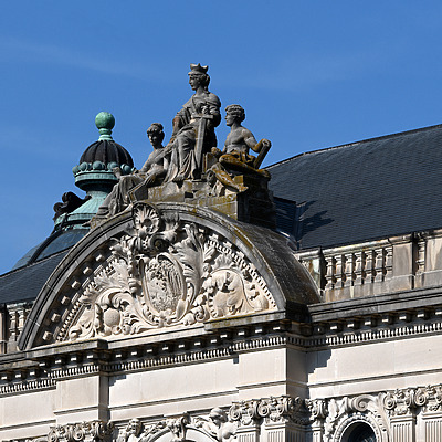 Old Vanderburgh County Courthouse by John W. Cahill