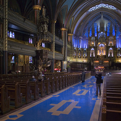 Basilique Notre-Dame-de-Montréal by Pavel Toczynski