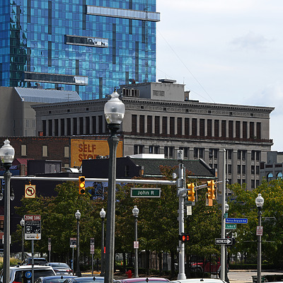 Detroit Police Department Headquarters by John W. Cahill