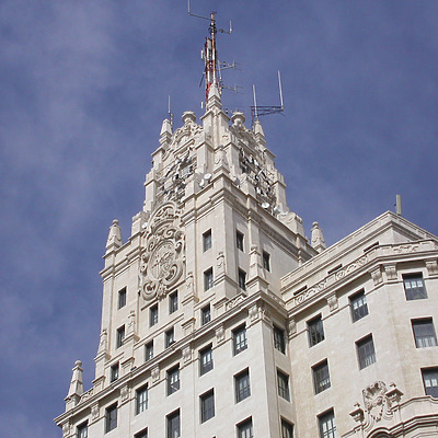 Telefonica Building by Cesar Serrano