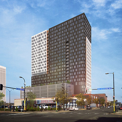 Rafter Apartments by Cuningham Group