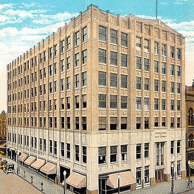 PNC Bank Building by Wayne Novelty and Publishing Co./ C. T. American Art