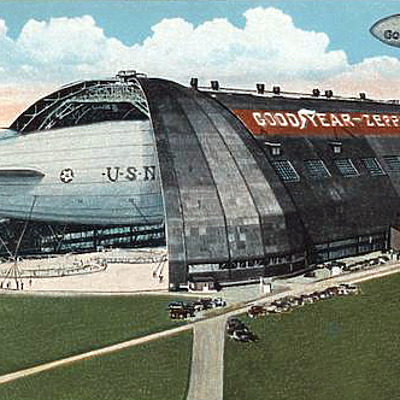 Goodyear Airdock by Akron Stationery Co.