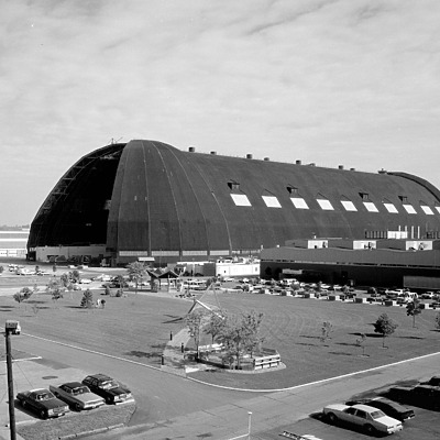 Goodyear Airdock by Historic American Buildings Survey, Jet Lowe