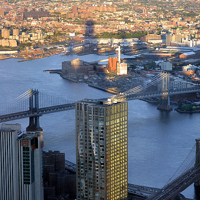 Manhattan Bridge by John W. Cahill