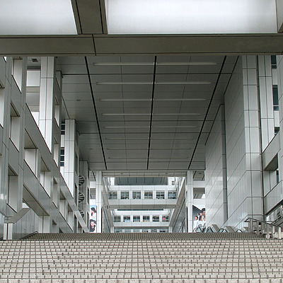 Fuji Television Head Office Building by Kevin Hemphill