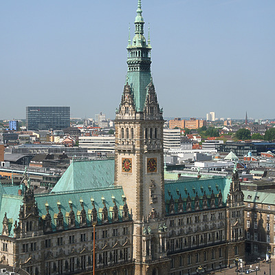 Hamburg City Hall by Michiel van Dijk
