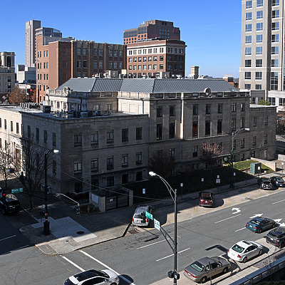 Forsyth County Courthouse by John W. Cahill