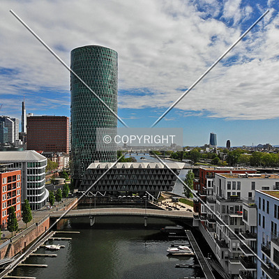 Westhafen Tower by Nephilim
