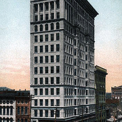 Centre City Building by Ill. Post Card Co.