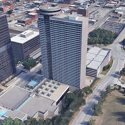 Sheraton Kansas City Hotel at Crown Center by Google Earth