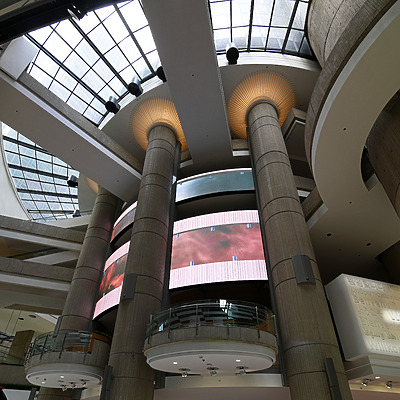 Detroit Marriott at the Renaissance Center by John W. Cahill