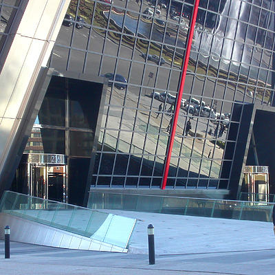Puerta de Europa II by Cesar Serrano