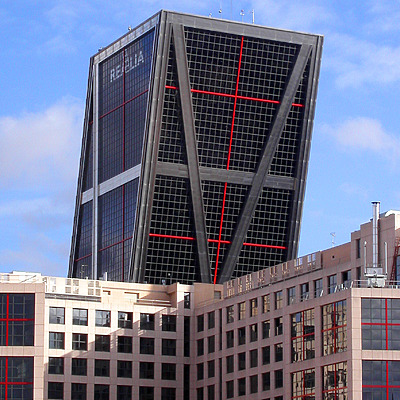 Puerta de Europa II by Cesar Serrano