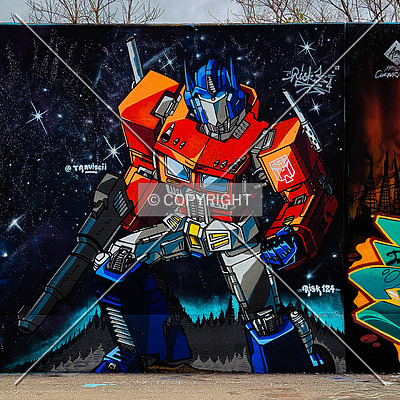 Saint Louis City Flood Wall (South Wall) by Ryan Hildebrand