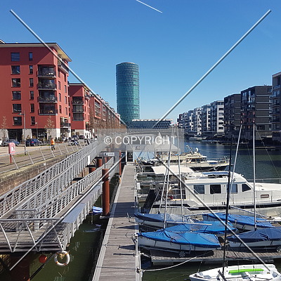 Westhafen Tower by Nephilim