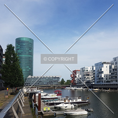 Westhafen Tower by Nephilim