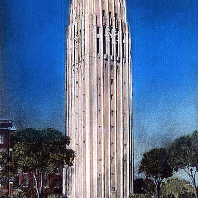 Burton Memorial Tower by The Albertype Co.