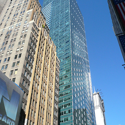 Times Square Tower by Nate Lindsey