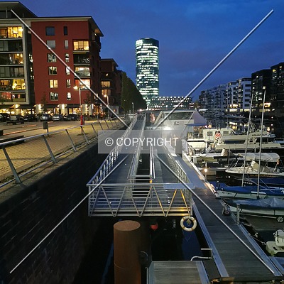 Westhafen Tower by Nephilim