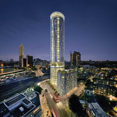 Sky Gardens Nine Elms by Carey Jones Architects