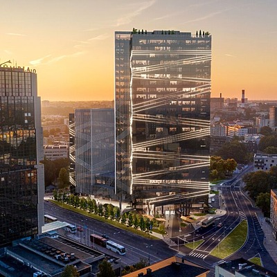 Lightpark Tower 1 by https://www.kapitel.ee/en/business-segment/in-development-liivalaia-complex-tallinn/