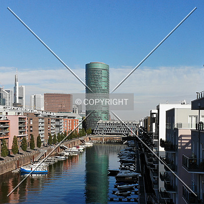 Westhafen Tower by Nephilim