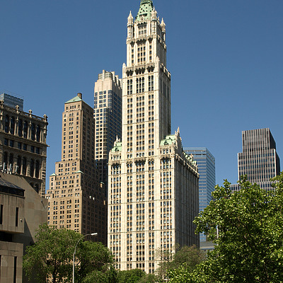 Woolworth Building by Marshall Gerometta