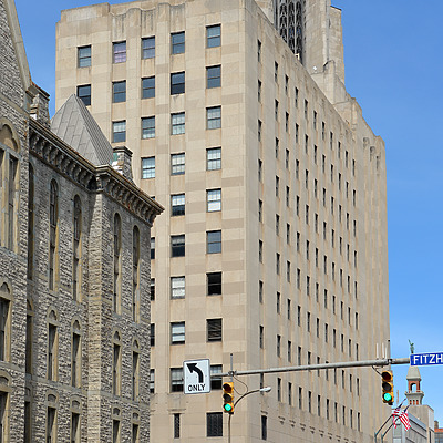Times Square Building by John Cahill