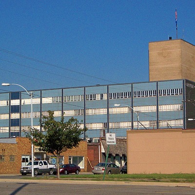 Granite City Steel Building by Ryan Hildebrand
