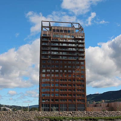 Mjøstårnet by Kjetil Balog
