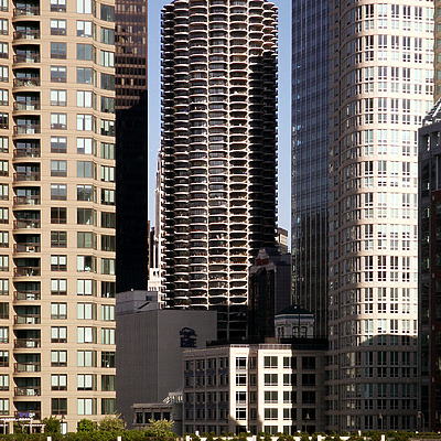 Marina City I by Daniel Kieckhefer