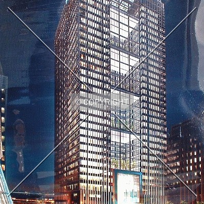One Churchill Place by Mike Stanton