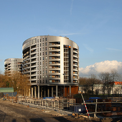 Studentencomplex Balthasar van der Polweg by Michiel van Dijk