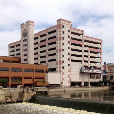 Hollywood Casino Parking Deck by Daniel Kieckhefer