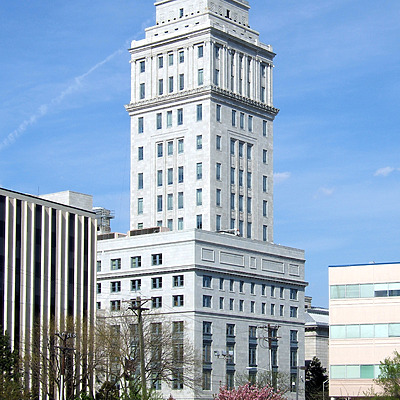 Union County Courthouse Tower Building by John Cahill