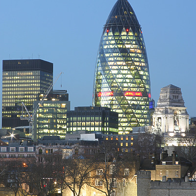 30 St Mary Axe by Tristram Compton