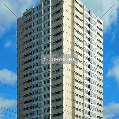 Courtyard Apartments at Riverview Tower by Chris Patriarca