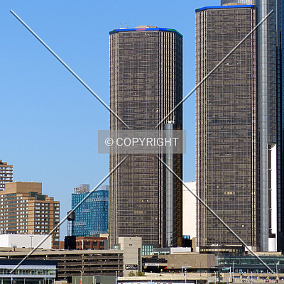 Renaissance Center 100 Tower by Nate Lindsey