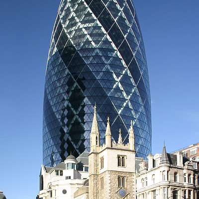 30 St Mary Axe by Tristram Compton