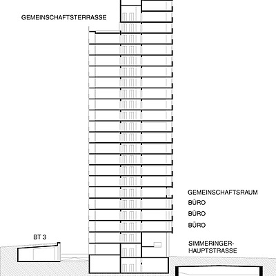 Hochhaus Simmering by Blaich + Delugan Architekten