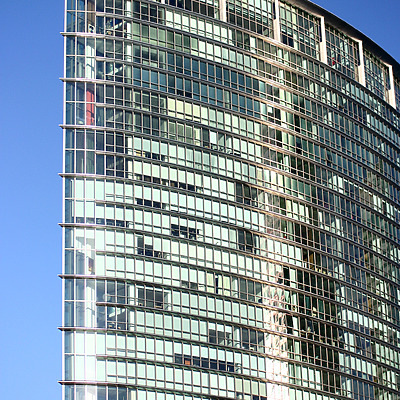 No.1 West India Quay by Tristram Compton