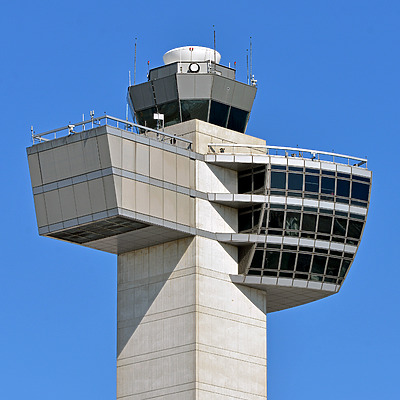 JFK International Airport ATC Tower by John W. Cahill