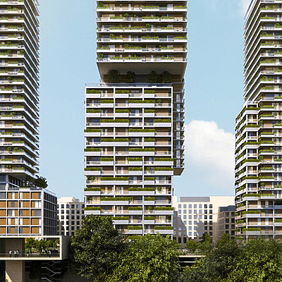 Triiiple Tower II by Henke Schreieck Architekten