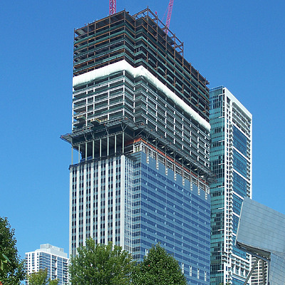 Blue Cross-Blue Shield Tower by Ryan Hildebrand